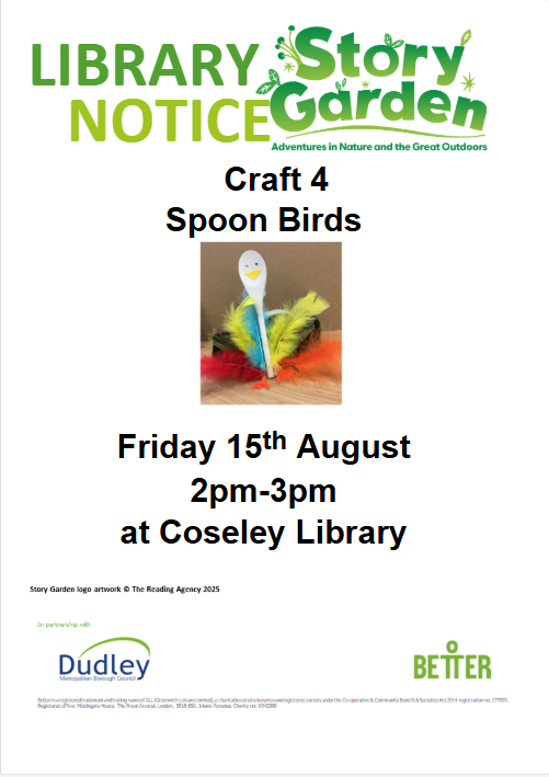 Coseley Library - Spoons Bird Craft